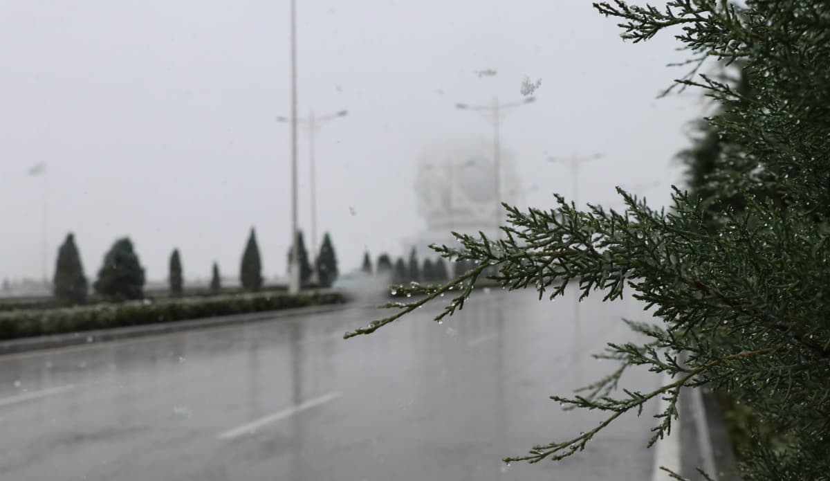 В Туркменистане ожидается дождь со снегом